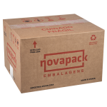 Embalagem Novapack NP10 Cristal fardo com 100 unidades 15,9x8x5,6cm