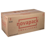 Embalagem Novapack NP50 Branca Média fardo com 50 unidades 22,2x11,5cm