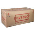 Embalagem Novapack NP56 Branca Média fardo com 50 unidades 22,2x10,5cm