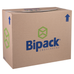 Embalagem BP32 Bipack Média Branca fardo com 100 unidades 21,5x8,9cm