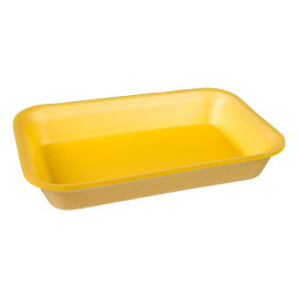 Bandeja Copobras CF 54 Funda Amarela embalagem com 400 unidades 21,3 x 14 x 3,2cm