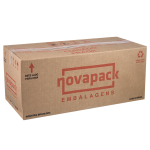 Embalagem Novapack NP12 Cristal fardo com 100 unidades 20,2x16,6x4,2cm