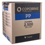 Copo Copobras Transparente 180ml embalagem com 100 unidades CFT-180