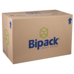 Embalagem BP-40 Bipack Branca fardo com 100 unidades 25x9,7cm