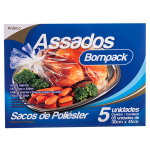 ASSADO POLIESTER BOMPACK 30CM x 41CM COM 5 UN