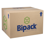 Embalagem BP-63 Bipack Alta Branca fardo com 100 unidades 32x12x6,6cm