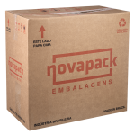 EMBALAGEM  NOVA PACK PARA BOLO NP 32 PRETA ALTA COM 100 UNIDADES