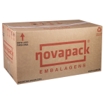 Embalagem Novapack NP60 Preta fardo com 50 unidades 28,8x12,1cm