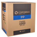 Copo Copobras Transparente 500ml embalagem com 50 unidades PPT-550