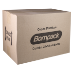 Copo Descartavel Bompack Festas Azul 200ml embalagem com 50 unidades