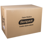 Copo Descartavel Bompack Festas Vermelho 200ml embalagem com 50 unidades