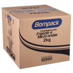 EMBALAGEM PARA FREEZERS E MICROONDAS BOMPACK 2KG COM 100 UN