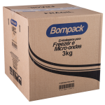 EMBALAGEM PARA FREEZERS E MICROONDAS BOMPACK 3KG COM 100 UN