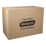 Copo Descartavel Bompack Festas Preto 200ml embalagem com 50 unidades