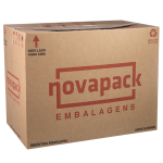 Embalagem Novapack NP42 Preta para Panetone fardo com 100 unidades 14,2x16cm