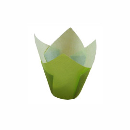 Forma Italiana Tulipa Verde 17,5x5cm pacote com 200 unidades