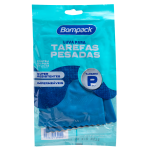 Luva Verniz Azul Bompack tamanho P pacote com 1 par