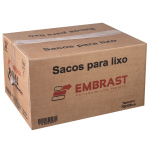 Saco de Lixo Embrast 100L Roll Branco pacote com 25 unidades