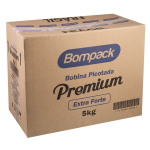 BOBINA SACO PARA FREEZER E MICROONDAS BOMPACK PREMIUM 28x42CM 5KG COM 500 UN (ESPESSURA SUPERIOR)