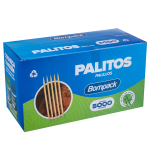 Palito de Bambu Bompack caixa com 5000 unidades