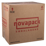 Embalagem Novapack NP34P Cristal Colomba 250g fardo com 150 unidades 1000ml