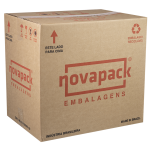 Embalagem Novapack NP80 Preta fardo com 15 unidades 32x10,6cm