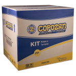 Kit Pote-Tampa PP Copozan 250ml embalagem com 50 unidades