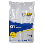 Kit Pote-Tampa PP Copozan 380ml embalagem com 50 unidades