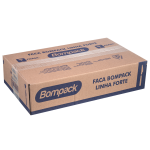 Faca Bompack Linha Forte Branca Granel caixa com 500 unidades