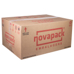 Embalagem Novapack NP60 WM Preta Lisa Alta fardo com 50 unidades NP60PA 29,5x13cm