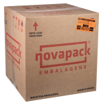 Embalagem Novapack NP25 Preta Saladeira Completa 500ml fardo com 200 unidades 10,5x5cm