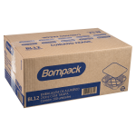 Embalagem Aluminio Bompack BL12 250ml com Tampa 129x99x34mm com 200 unidades