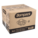 Embalagem Aluminio Bompack BL5 1150ml sem Tampa 224x178x50 com 100 unidades