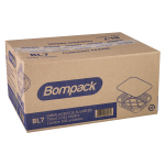 Embalagem Aluminio Bompack BL7 750ml com Tampa 218x150x41mm com 100 unidades