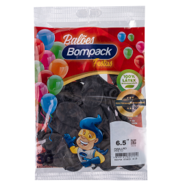 Balao Bompack Preto N6,5 embalagem com 30 unidades