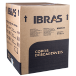 Copo Ibras ABNT 180ml embalagem com 100 unidades C-180 BC PS