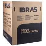 Copo Ibras ABNT 180ml embalagem com 100 unidades C-180 TR PS