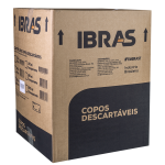 Copo Ibras ABNT 200ml embalagem com 100 unidades C-200 BC PS