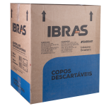 Copo Ibras ABNT 300ml embalagem com 100 unidades C-300 BC PS