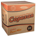 Copo Copozan ABNT 500ml embalagem com 50 unidades PP-550 TR PP