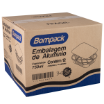 Formita Bompack para Congelar, Aquecer ou Assar 750ml embalagem com 12x4 unidades