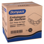 Formita Bompack para Congelar, Aquecer ou Assar 1500ml embalagem com 12x4 unidades