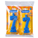 Vela Supernumeros Bompack N7 Azul embalagem com 4 unidades