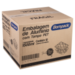 Formita Bompack com Tampa Pet 1500ml embalagem com 10 unidades