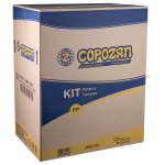 KIT POTE E TAMPA PP COPOZAN 1000ML COM 25 UNIDADES