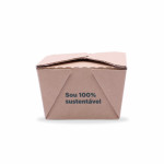 MARMITA BOMPACK ECO KRAFT/BRANCA 1100ML COM 100 UNIDADES