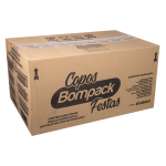 COPO BOMPACK PREMIUM 200ML AMARELO COM 50 UNIDADES