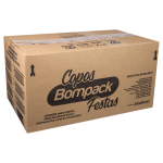 COPO BOMPACK PREMIUM 200ML AZUL COM 50 UNIDADES